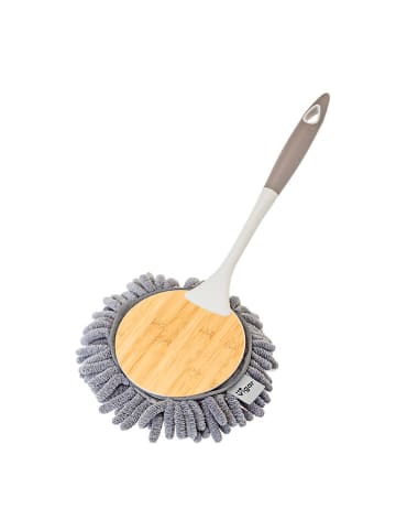 Vigar Microvezel plumeau lichtbruin/grijs - (B)18 x (H)36 cm