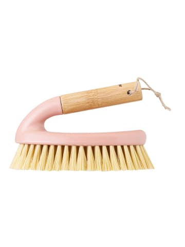 Vigar Szczotka ręczna w kolorze jasnoróżowym - 14,5 x 9,5 cm