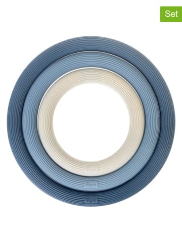Vigar 3er-Set: Untersetzter "Minima" in Blau/ Hellblau/ Grau