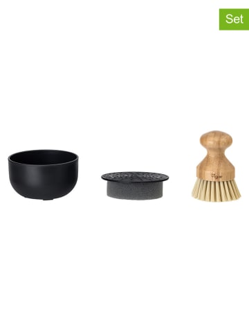 Vigar 2-częściowy zestaw "Vintage" w kolorze czarno-jasnobrązowym