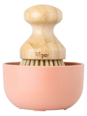 Vigar 2-delige afwasset "Zeroline" oranje/lichtbruin