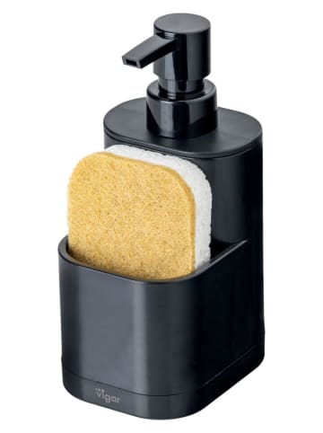 Vigar 2-delige set: afwasorganizer zwart - (B)8,5 x (H)18,5 x (D)10 cm