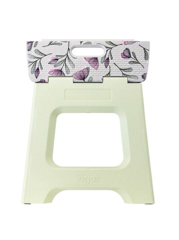 Vigar Hocker in Grün/ Rosa - (H)32 cm