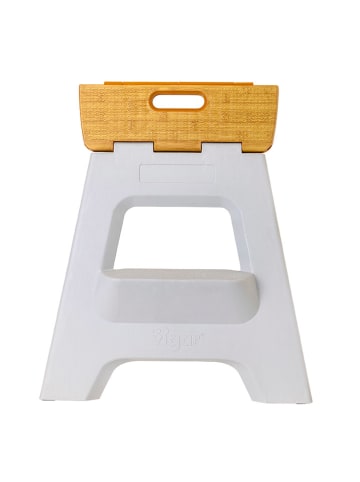 Vigar Opstapje grijs/lichtbruin - (H)40 cm