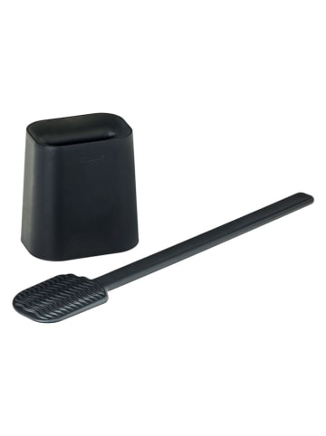 Vigar Zestaw WC "Essential" w kolorze czarnym - 11,5 x 41,5 x 8,5 cm