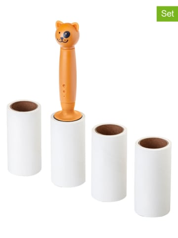 Vigar 5tlg. Fusselrollen-Set ''Pets'' in Orange - (H)24 cm
