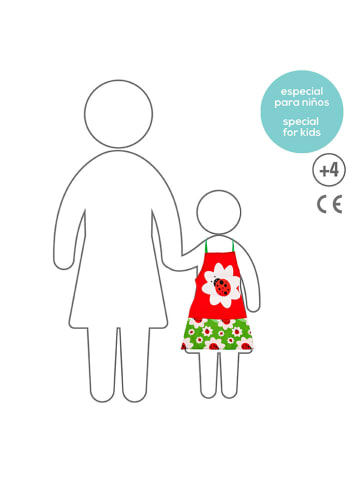 Vigar Fartuch dziecięcy w kolorze czerwono-zielonym