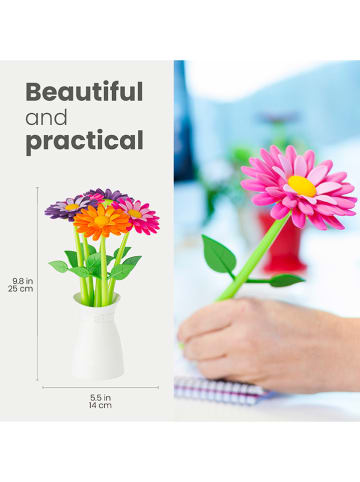 Vigar 6-delige balpennenset meerkleurig/wit