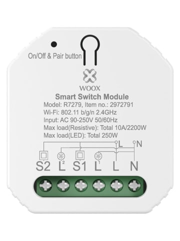 Woox Drahtloses Schaltermodul "WOOX R7279" in Weiß