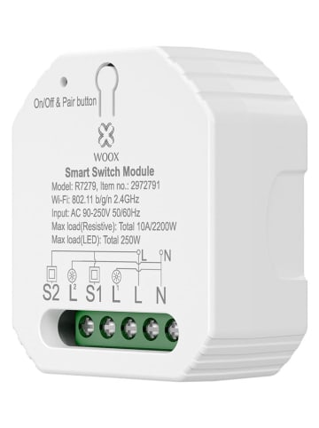 Woox Draadloos schakelmodule "WOOX R7279" wit