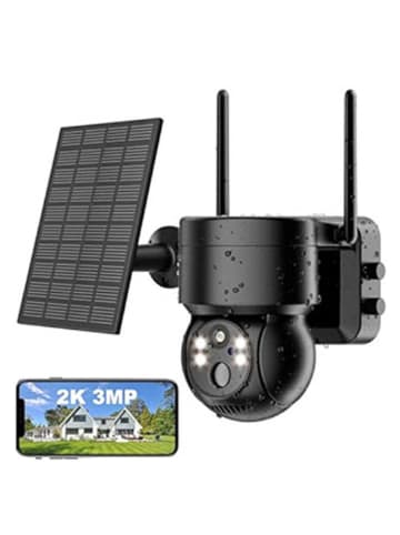 Woox Buitenbewakingscamera "WOOX R2569" met zonnepaneel zwart