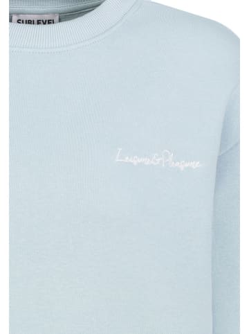 Sublevel Sweatshirt lichtblauw