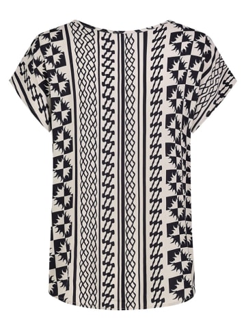 Sublevel Blouse crème/donkerblauw