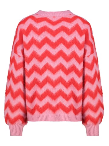 Sublevel Sweter w kolorze różowo-jasnoróżowym