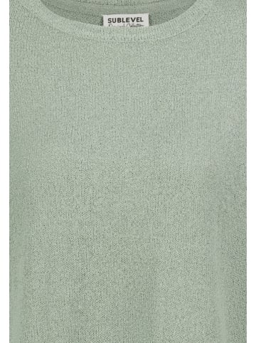 Sublevel Sweter w kolorze zielonym
