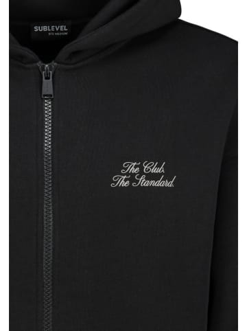 Sublevel Sweatvest zwart