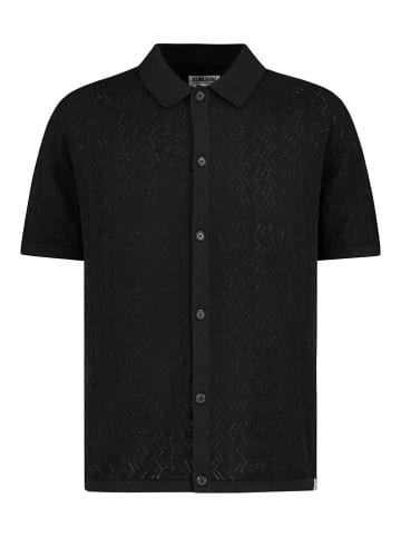 Authentic Style Koszula dzianinowa - Regular fit - w kolorze czarnym