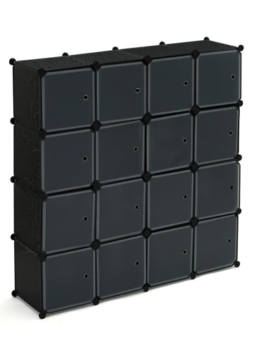 IDOMYA Essentials Multifunktionsschrank in Hellgrau - (B)124 x (H)124 x (T)31 cm