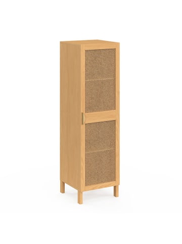 IDOMYA Factory Kast "Eve" lichtbruin - (B)39,5 x (H)132 x (D)38 cm