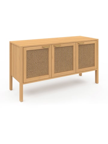 IDOMYA Essentials Sideboard "Eve" in Hellbraun - (B)110 x (H)38 x (T)40 cm