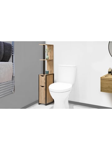 IDOMYA Essentials Szafka łazienkowa "Timeo" w kolorze jasnobrązowym - 18 x 120 x 30 cm