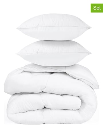 IDOMYA Essentials 3tlg. Set: Winter-Bettwaren in Weiß