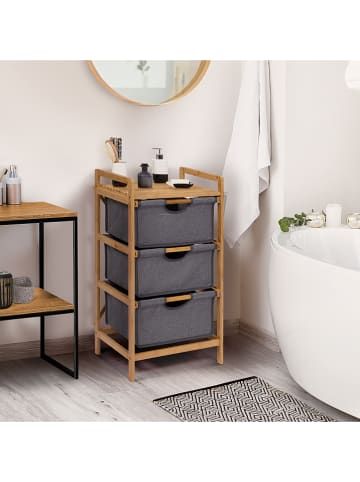 IDOMYA Essentials Badkamerkast lichtbruin/grijs - (B)44 x (H)50 x (D)34 cm