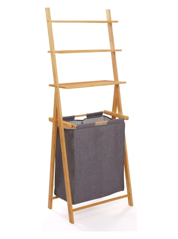 IDOMYA Essentials Badkamerkast lichtbruin/grijs - (B)57 x (H)152 x (D)35 cm