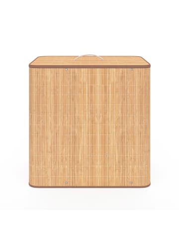 IDOMYA Essentials Wäschekorb in Natur - (B)60 x (H)60 x (T)40 cm