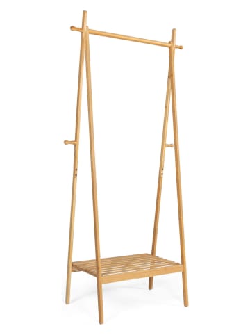 IDOMYA Essentials Wieszak "Maya" w kolorze jasnobrązowym na ubrania - 60 x 160 x 42 cm