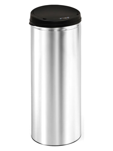 IDOMYA Essentials Automatyczny kosz w kolorze srebrnym na śmieci - 50 l