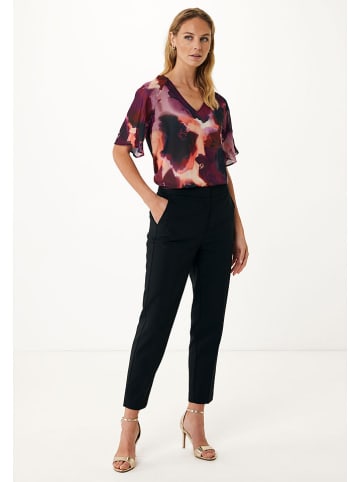 Mexx Bluse in Aubergine/ Rosa