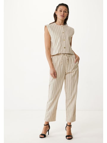 Mexx Top w kolorze beżowo-czarnym