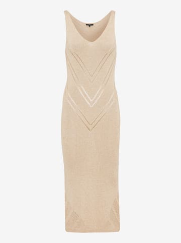 Mexx Gebreide jurk beige