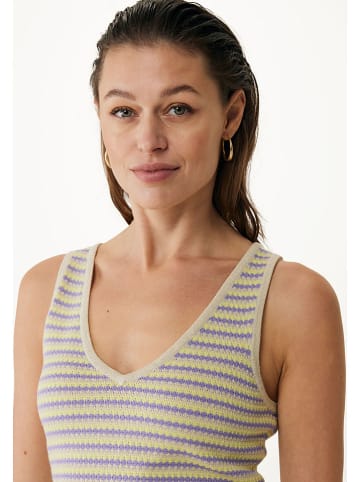 Mexx Top in Beige/ Lila
