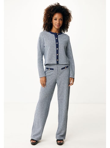 Mexx Spodnie w kolorze granatowo-białym