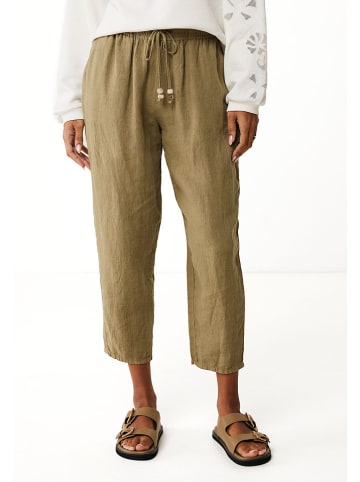 Mexx Leinen-Hose in Khaki