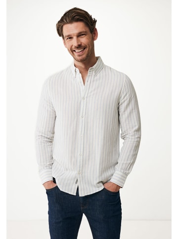 Mexx Hemd "Aiden" - Regular fit - in Hellblau/ Weiß