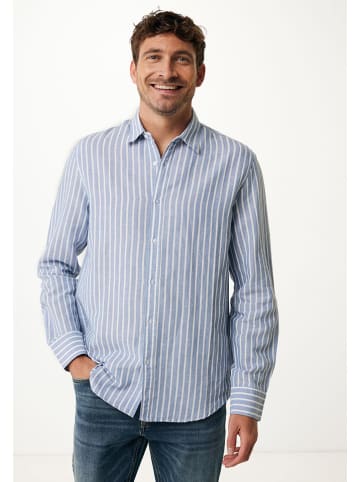 Mexx Hemd "Aiden" in Blau/ Weiß