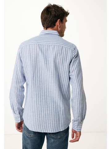 Mexx Hemd "Aiden" in Blau/ Weiß