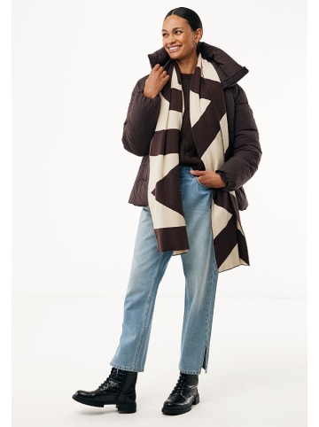 Mexx Schal in Creme/ Braun