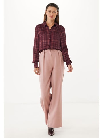 Mexx Bluzka "Check" w kolorze bordowym