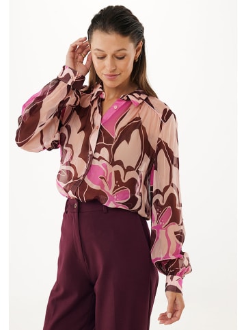 Mexx Bluzka w kolorze brązowo-beżowo-różowym