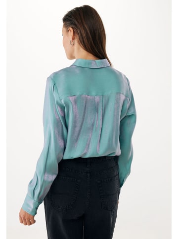 Mexx Bluse ''Shiny'' in Hellblau