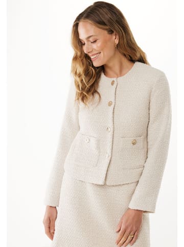 Mexx Blezer w kolorze kremowym