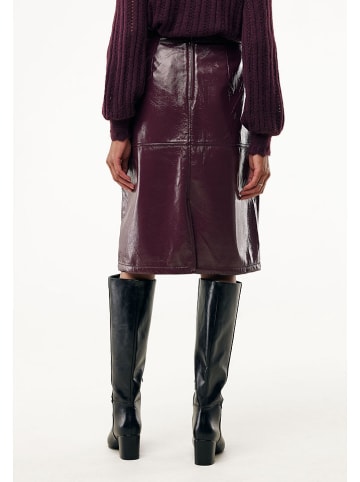 Mexx Spódnica w kolorze bordowym ze skóry syntetycznej