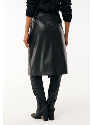 Mexx Kunstlederock zwart