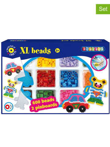 Playbox 600tlg. XL-Bügelperlenset "Auto & Bär" - ab 3 Jahren