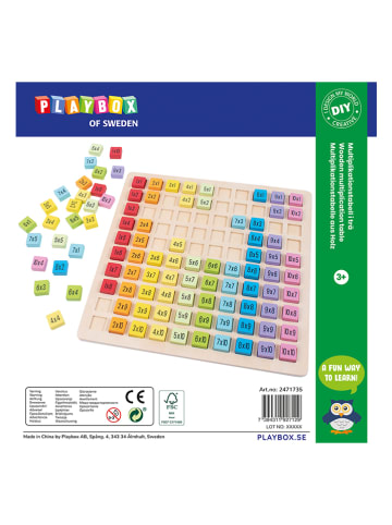 Playbox Vermenigvuldigingstabel - vanaf 3 jaar