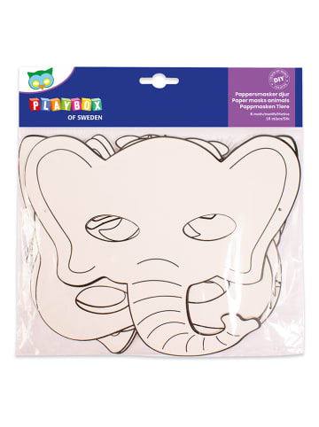 Playbox Tekturowe maski (16 szt.) - 3+